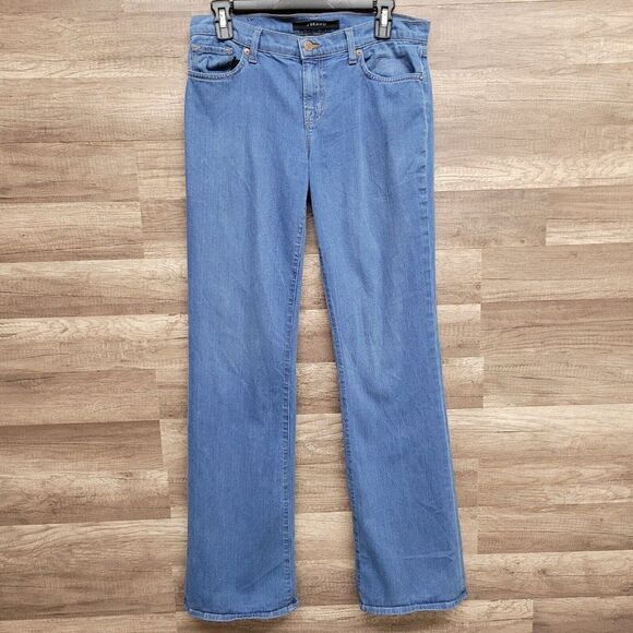 J Brand Women's Slim Boot Leg  in Lucas MidRise Denim‎ Jeans Light Wash Blue 29 - Picture 2 of 13